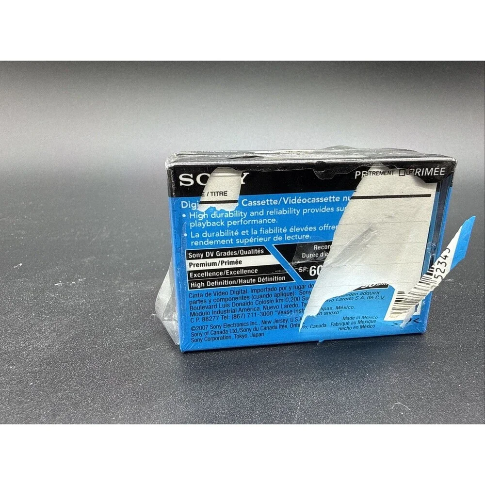 New Sealed 2 Pack Sony DVC DVM60PRR